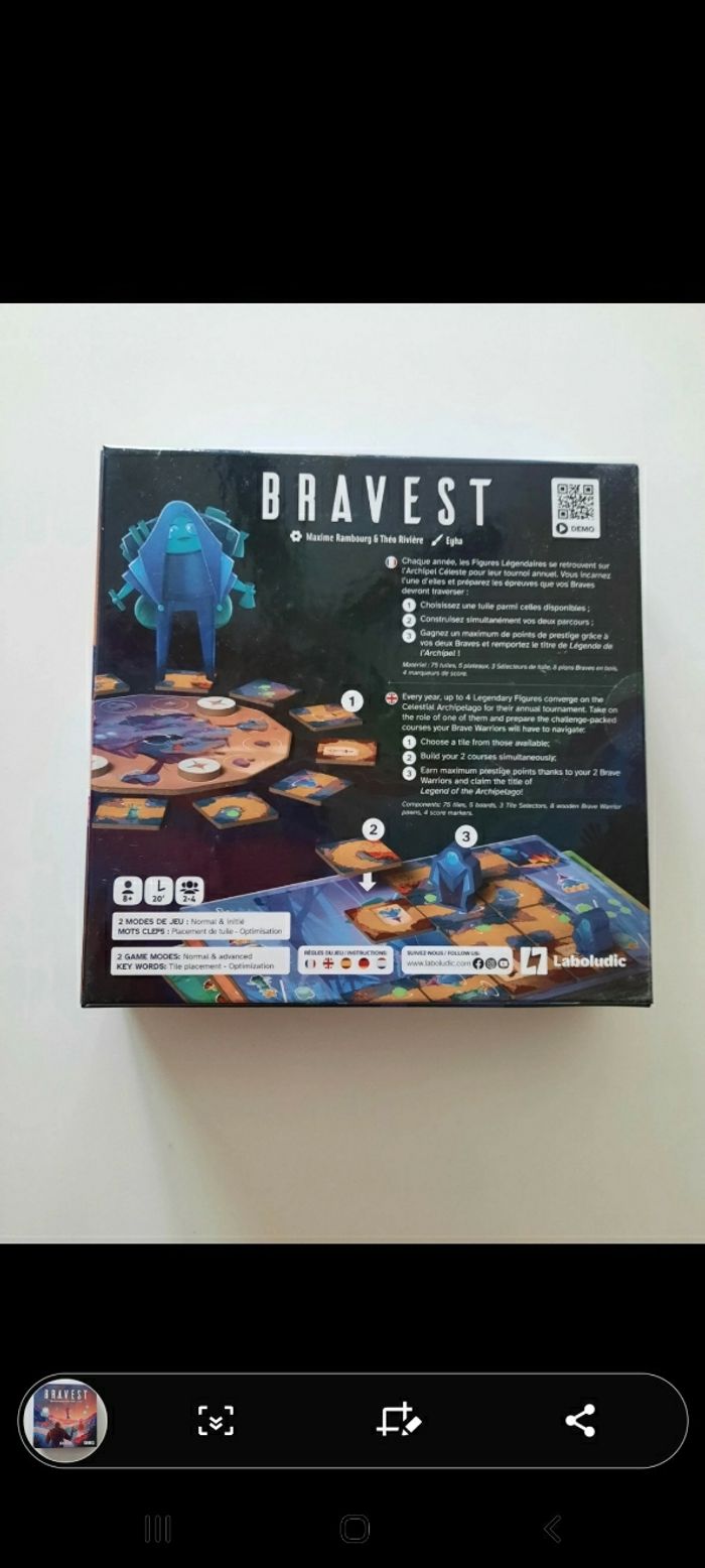Jeu de société Bravest neuf - photo numéro 2