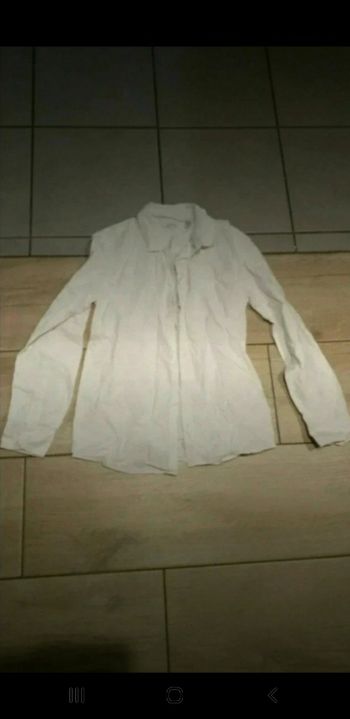 Chemise blanche okaidi garçon 12 ans