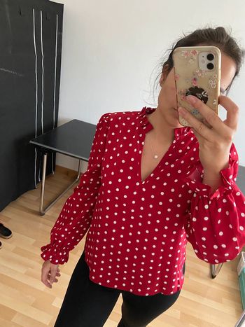 Blouse à pois / Taille M
