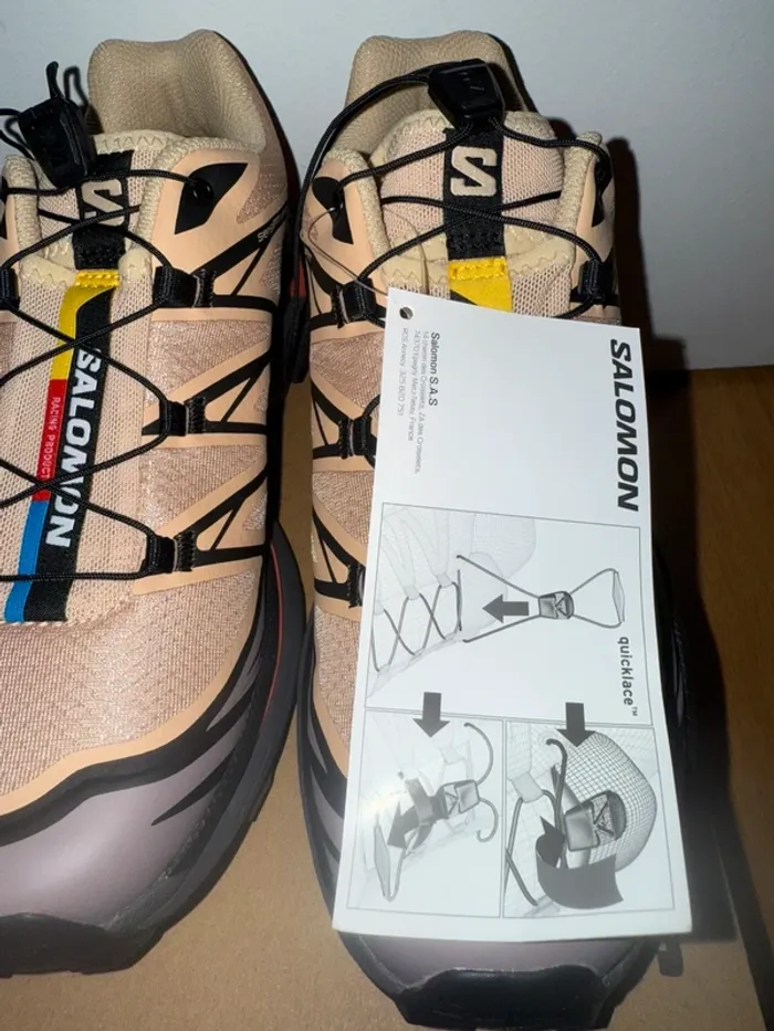 Salomon XT-6 Hazelnut Quail Living Corail - photo numéro 12