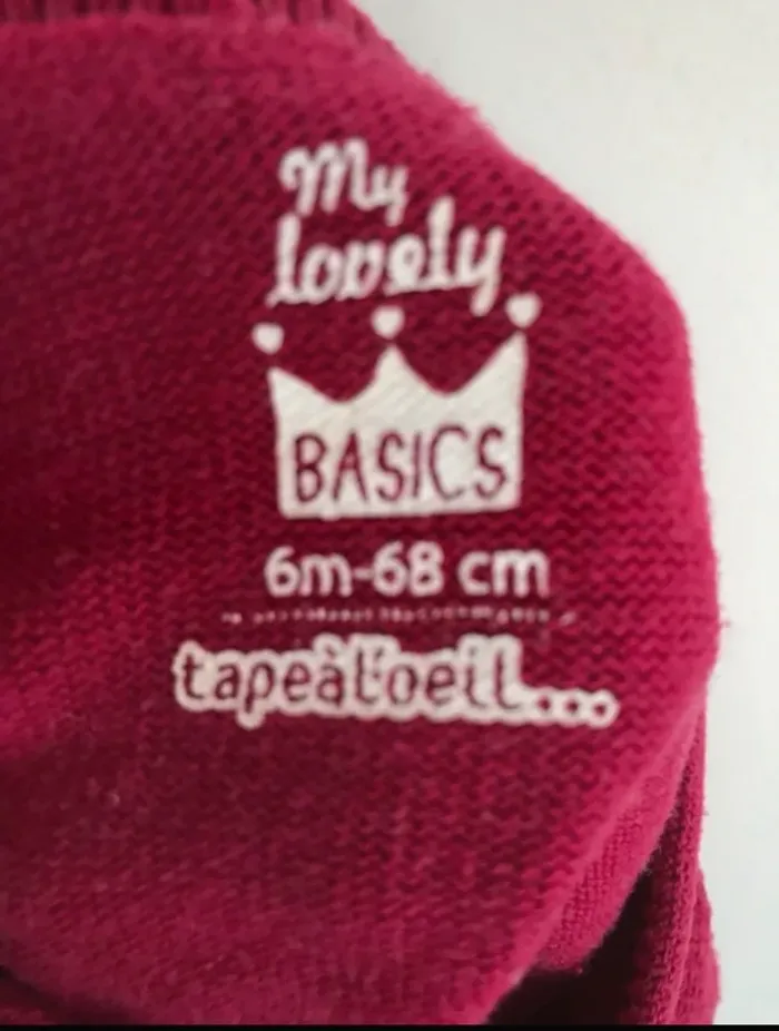 Boléro fuschia 6 mois - photo numéro 3