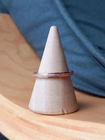 Bague en acier inoxydable taille 19 (61)