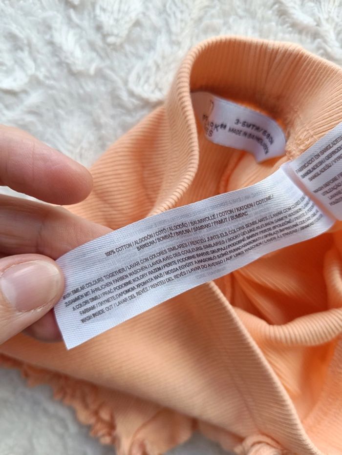 Ensemble été (débardeur+shirt assorti) Fille 3/6 mois Primark 100% coton - photo numéro 13