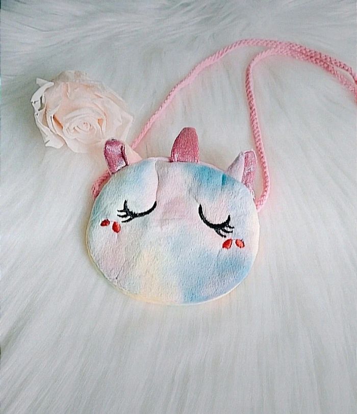 🌸 Joli petit sac Licorne 🦄 enfant tout doux 🌸 - photo numéro 2