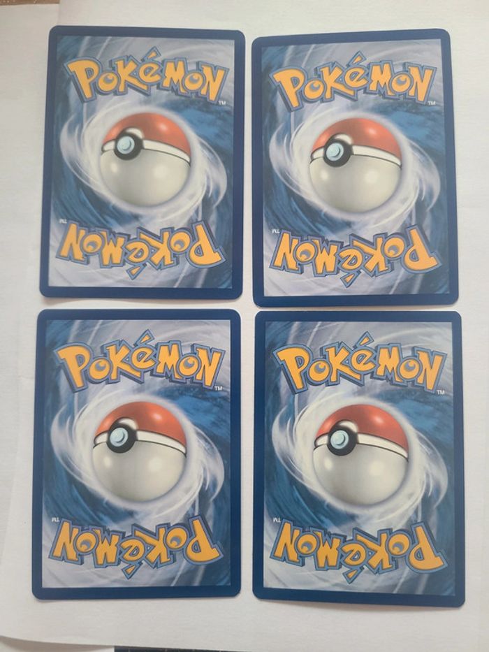Lot de 4 carte pokémon - photo numéro 2