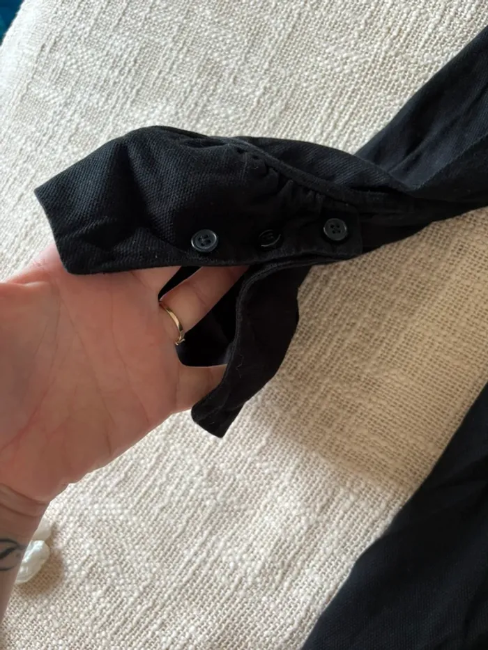 Robe chemise noire Cop Copine – Taille 38 – Chic et intemporelle - photo numéro 4