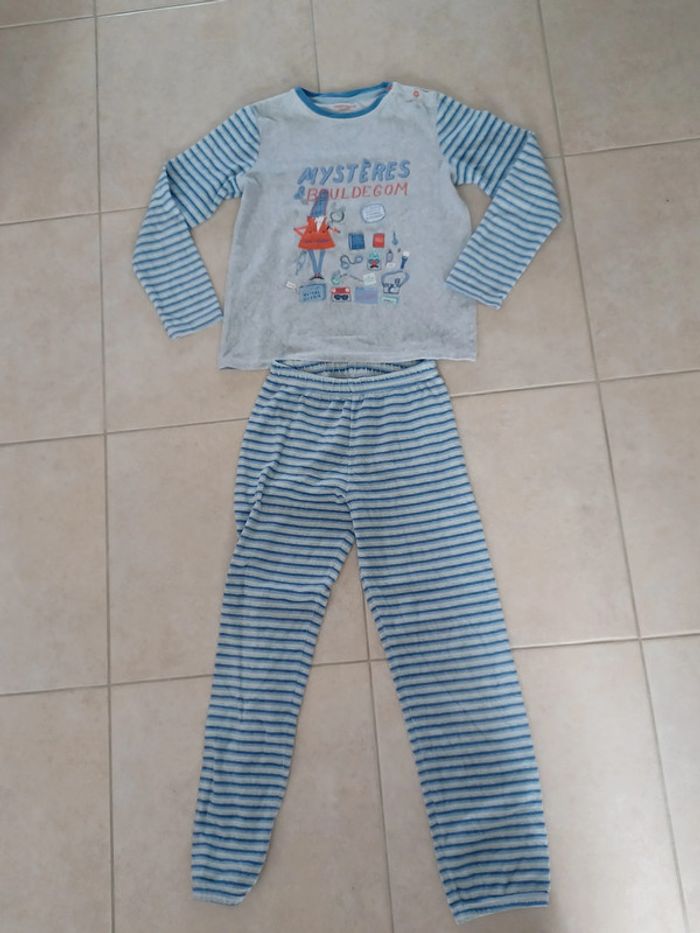 Pyjama velours Sergent major 10 ans