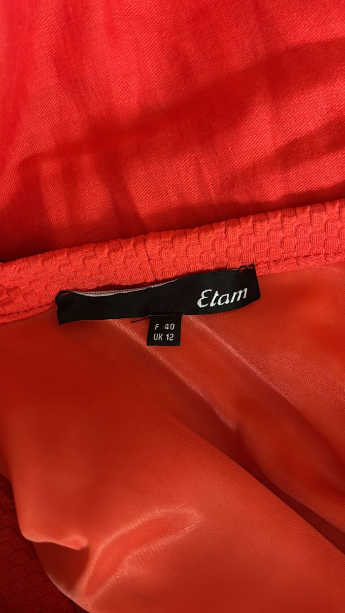 Robe longue rouge Etam T40 - photo numéro 4