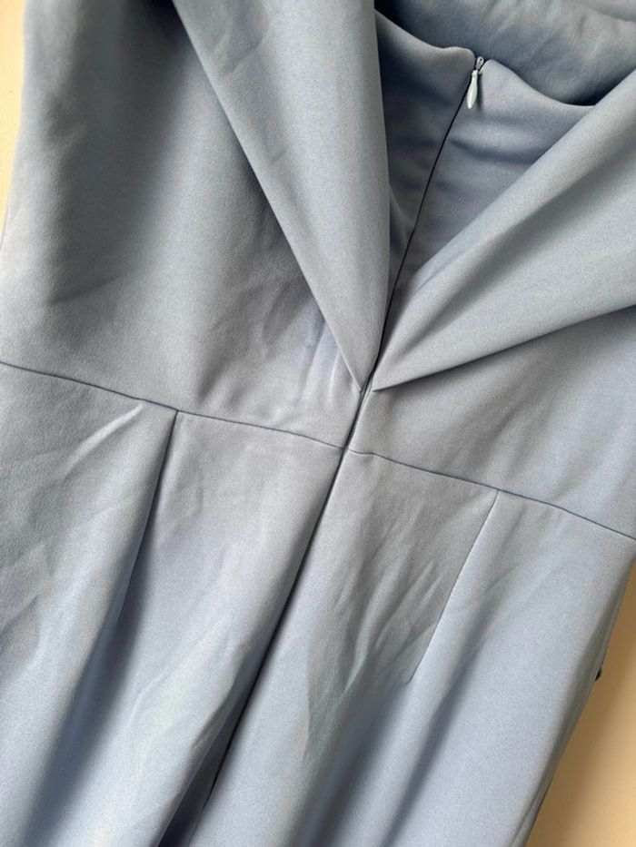 👗Magnifique robe de soirée ou sortie bleu- shell - neuf sans étiquette- taille40 - photo numéro 8