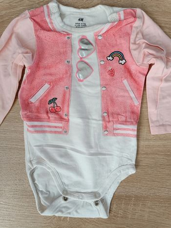 Body manches longues bébé fille 6 mois