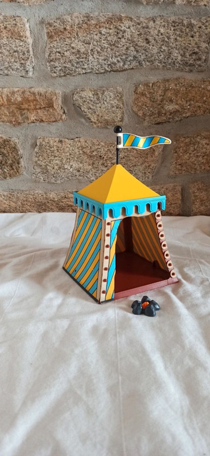 Tente de chevaliers du cygne playmobil