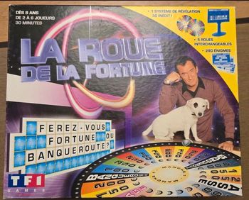 Jeu de société la roue de la fortune en très bon état