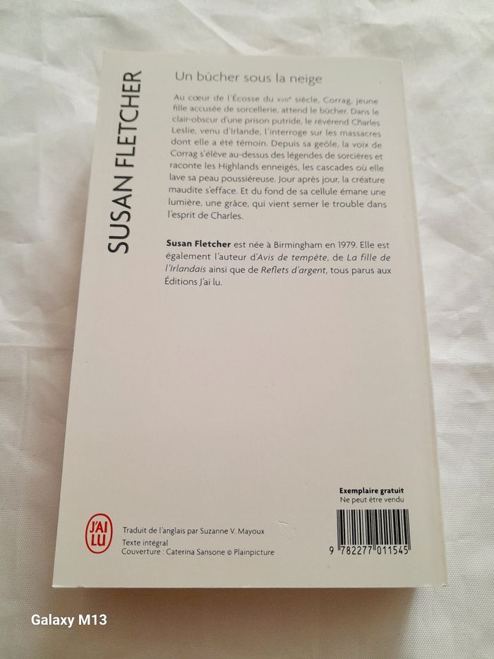 Un bûcher sous la neige Susan Fletcher - photo numéro 2