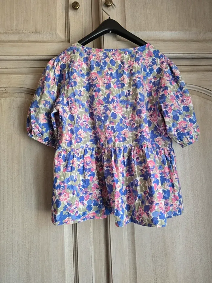 Blouse fleurie et colorée taille L fashion private company - photo numéro 4