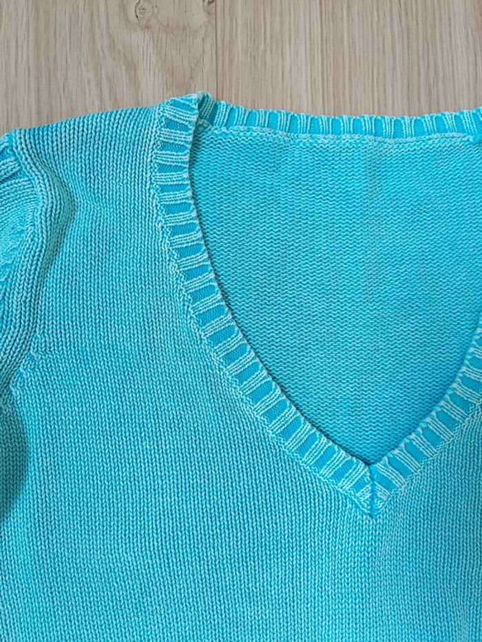 Pull turquoise - photo numéro 3