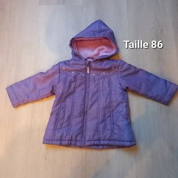 Veste mauve taille 86