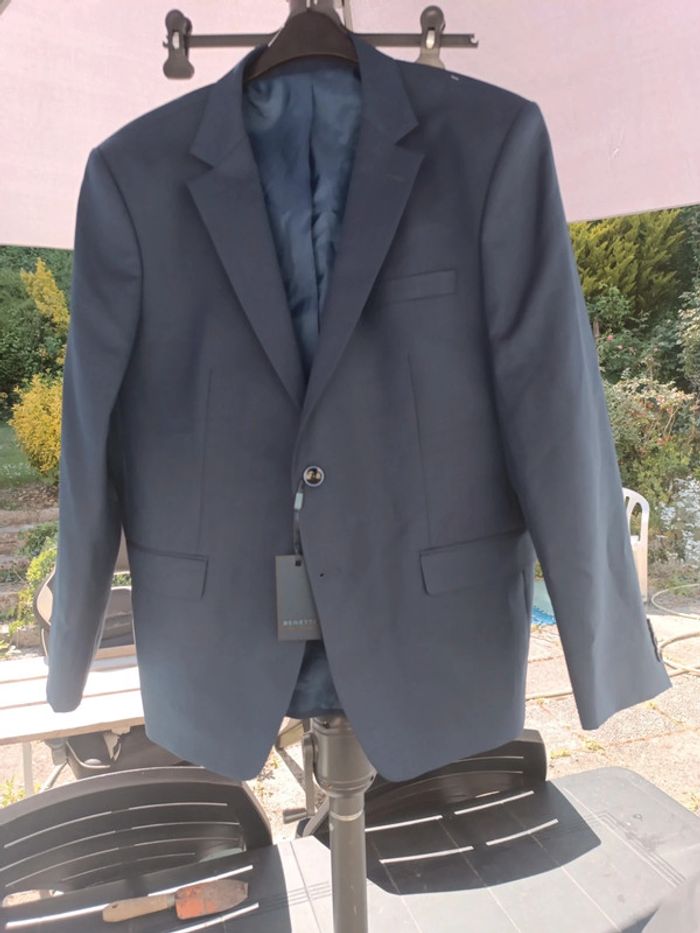 Veste de costume bleu neuf homme - photo numéro 6