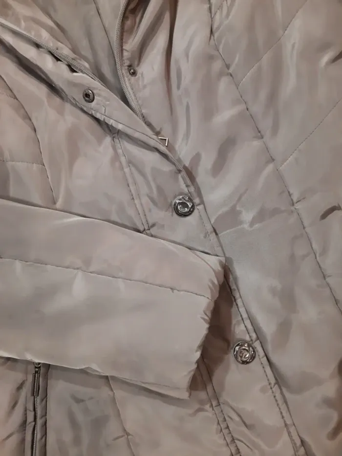 Veste doudoune métallisé Élisa Rosa M 38 - photo numéro 3