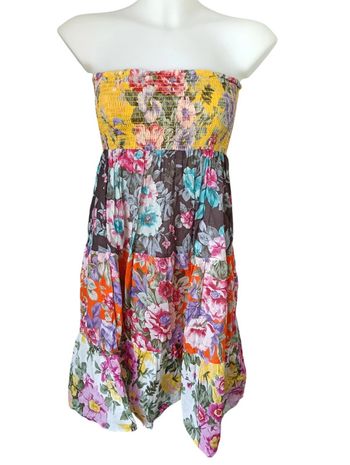 Robe bustier floral 40