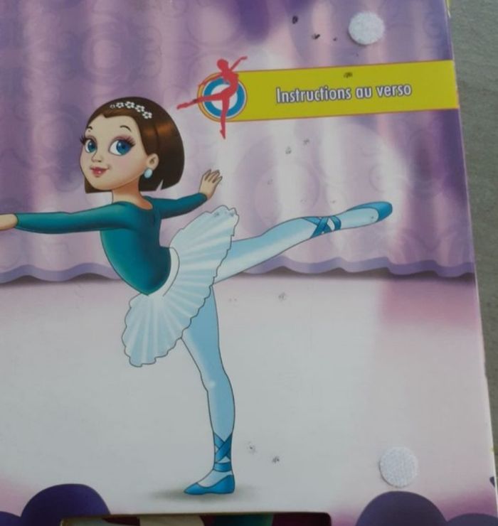 Livre pochoir danseuse etoile - photo numéro 3