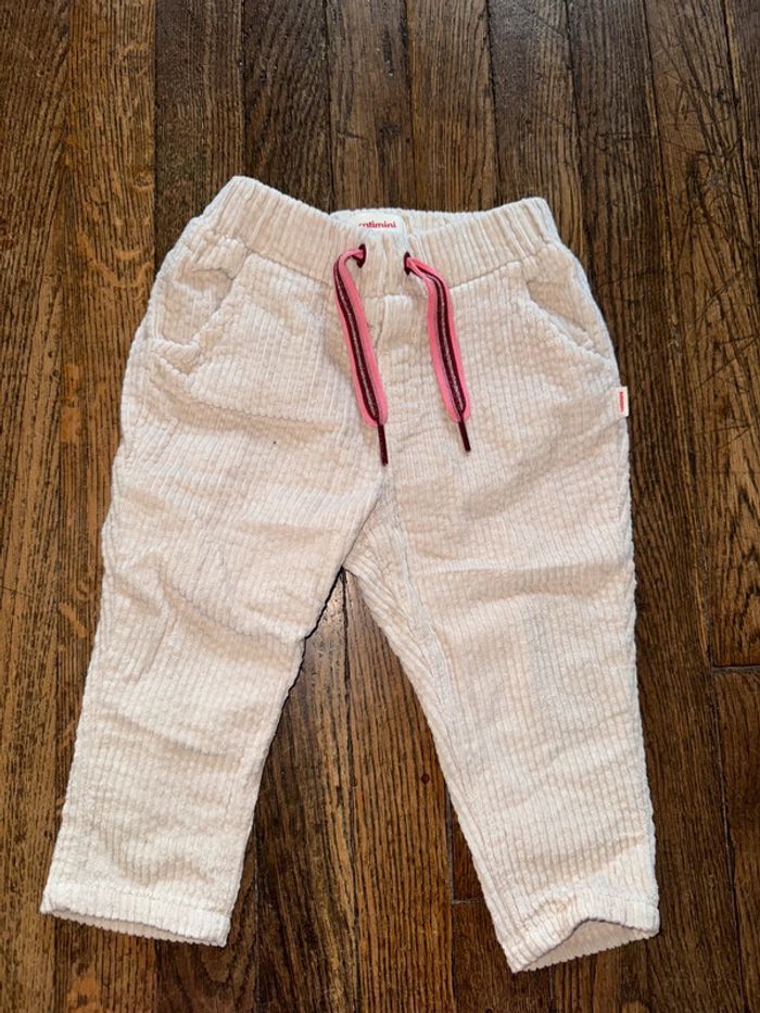 Pantalon velour catimini 12 mois