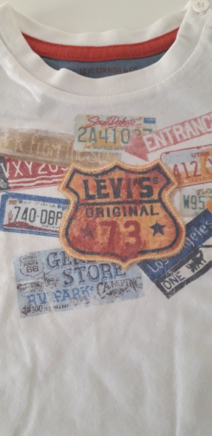 T.shirt manches courtes levi's 6/12 mois