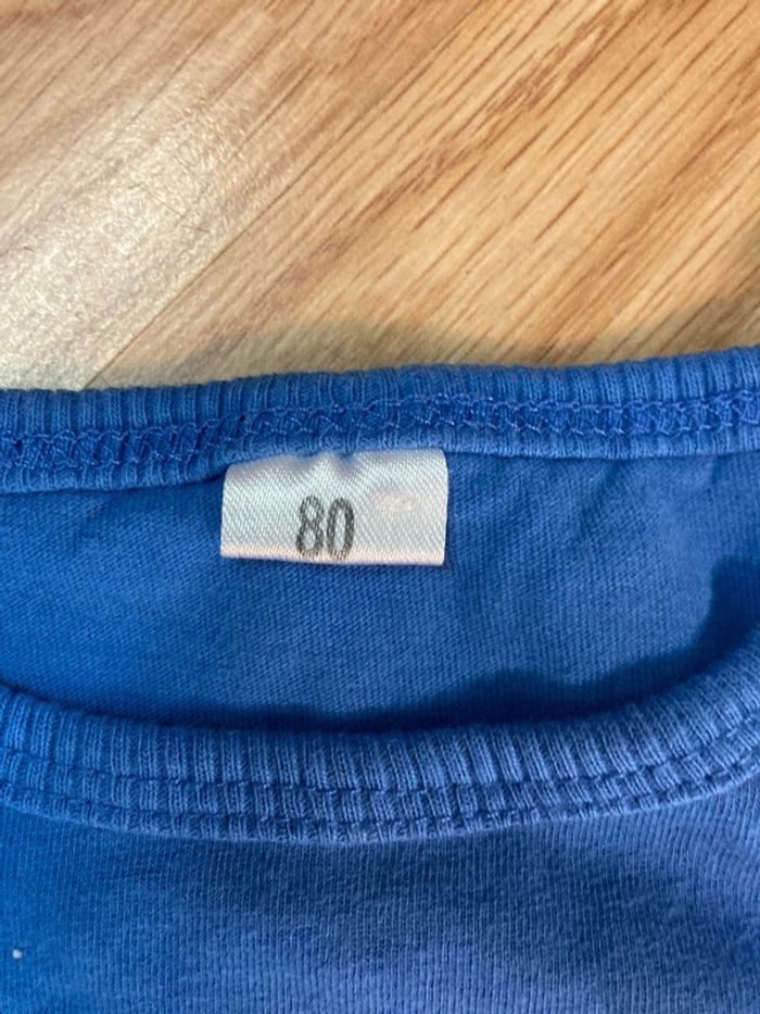 T-shirt Bleu 9 mois - photo numéro 3