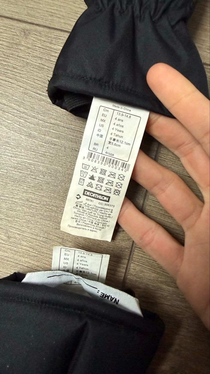 Moufle ski Décathlon 4 ans - photo numéro 4