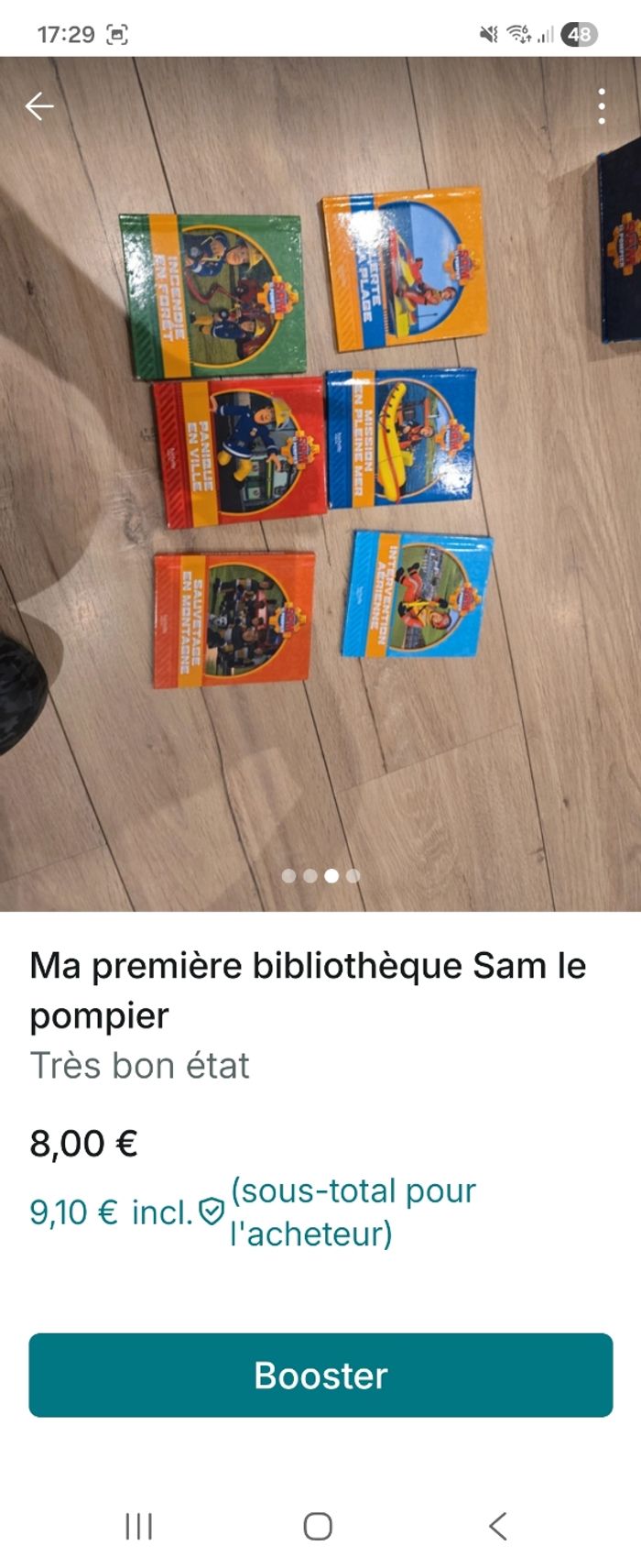 Ma première bibliothèque Sam le pompier - photo numéro 2