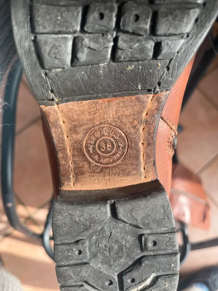 Bottes cuir minelli 38 - photo numéro 5