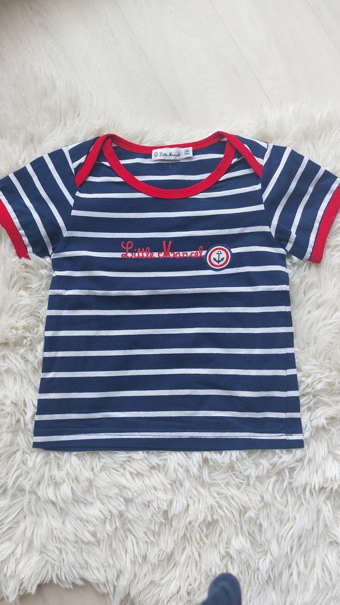 Ensemble t-shirt et short 12 mois - photo numéro 3