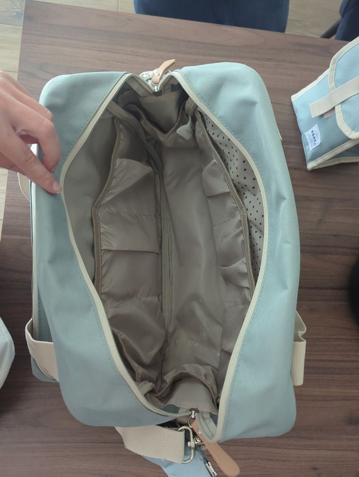 Sac à langer béaba turquoise - photo numéro 3