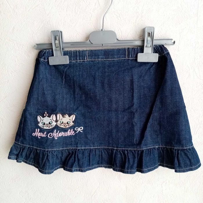 Jupe en jeans fille "Les aristochats" 😽