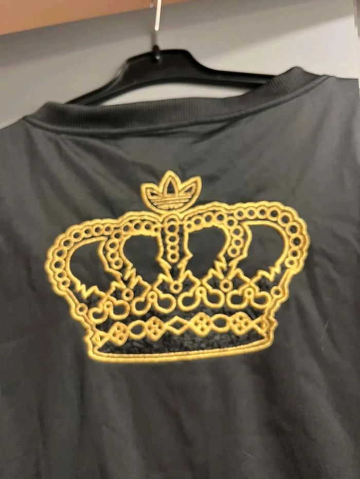 Veste sweat zippé femme  Adidas Respect  Me  M  38  noir  or neuf - photo numéro 7