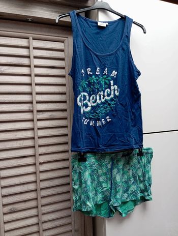 Pyjama short sans manche 9th Avenue taille L