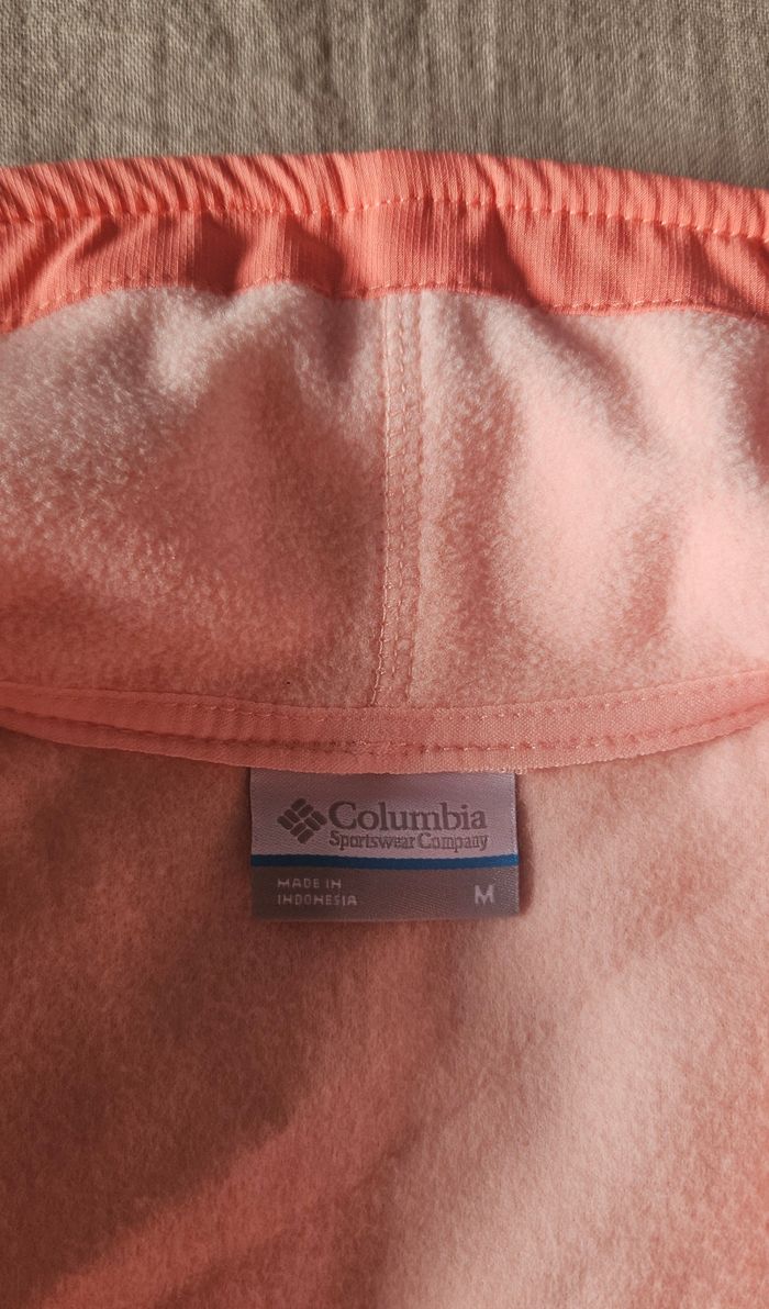 Polaire Columbia Sequoia Grove 1/2 zip taille M neuve étiquette – pink sand/alpenglow - photo numéro 6
