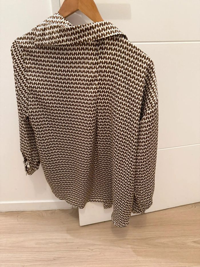Chemise overzise marron - photo numéro 3