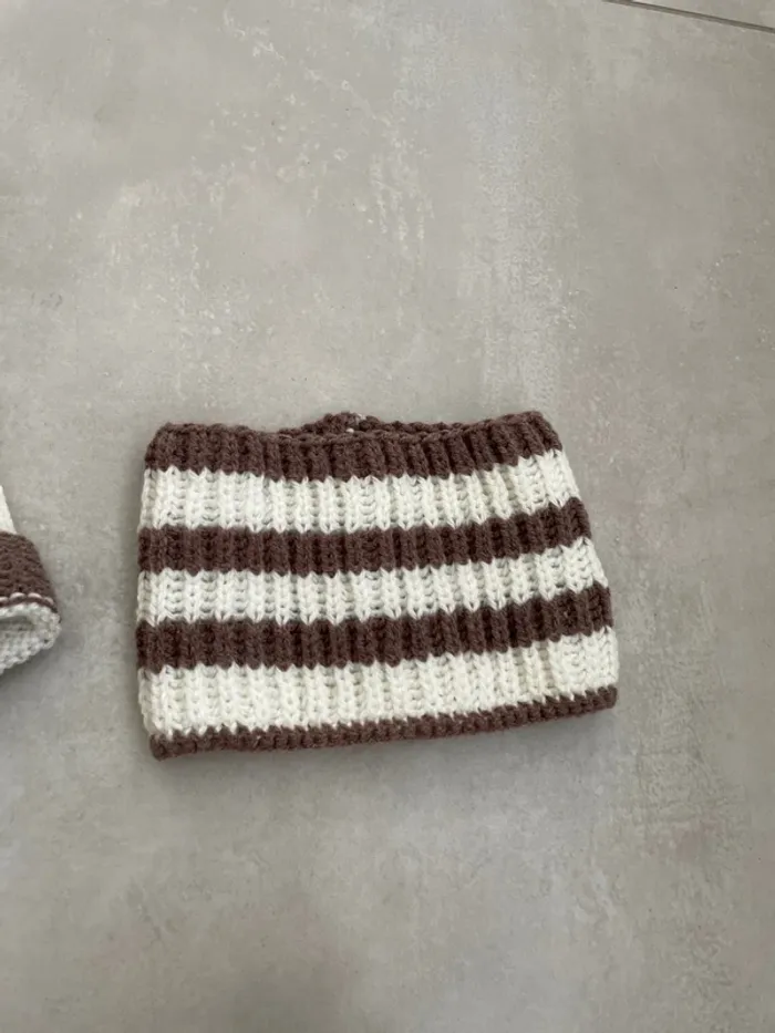 Ensemble bonnet + tour de cou - photo numéro 4