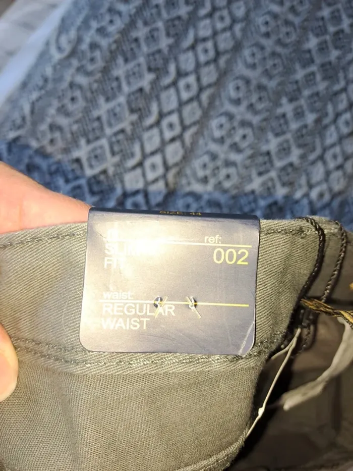 Pantalon homme gris neuf avec étiquette slim fit 40 France (44 Italy) Pizza Italia qualité - photo numéro 5