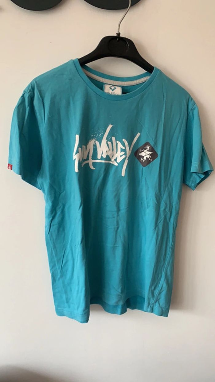Tee Shirt bleu Sun Vallet 14 ans