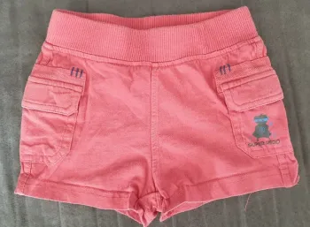 Short rouge 18 mois