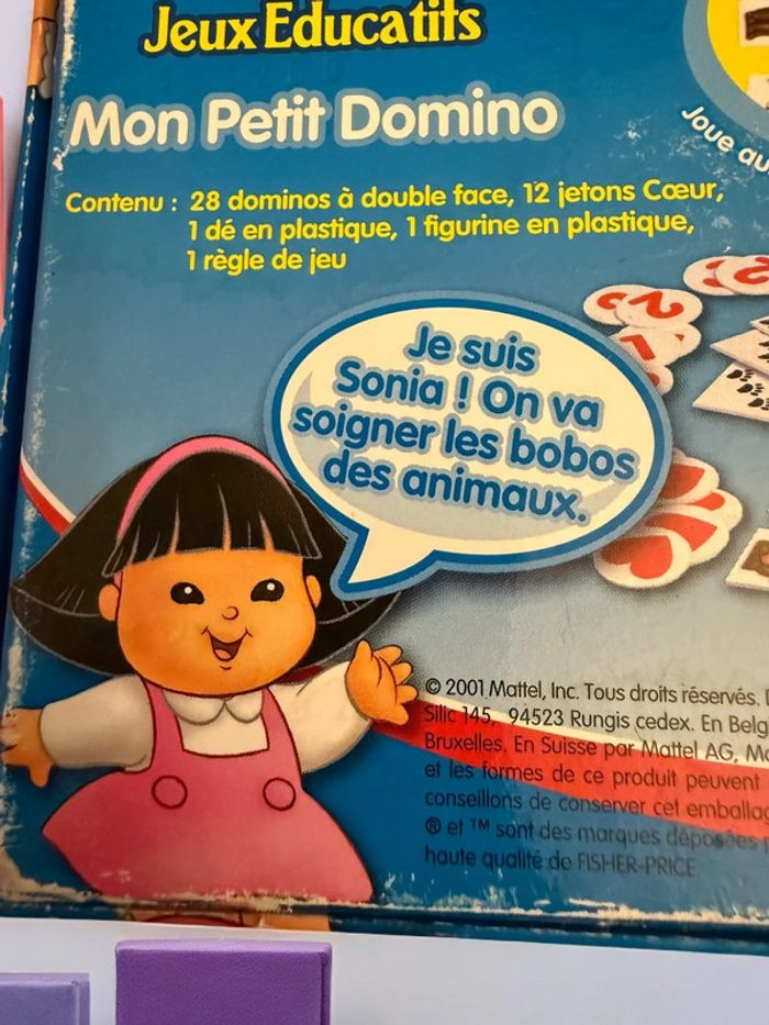 Jeu Mon Petit Domino Fisher Price 2001 - PlayFamily Sonia - photo numéro 18