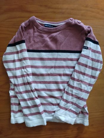 Pull fille 4 ans Week-end à la mer