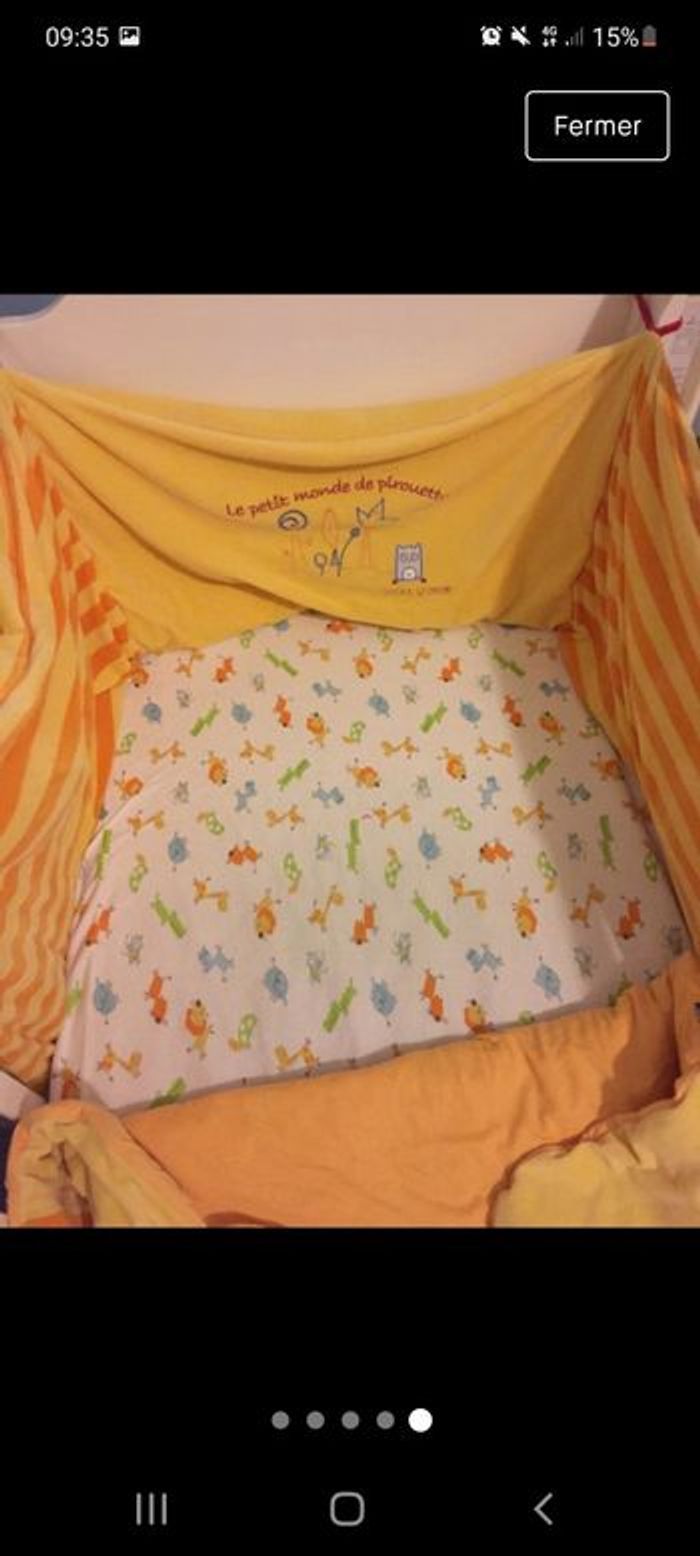 Parure lit sucre d orge drap gigoteuse tout de lit - photo numéro 2