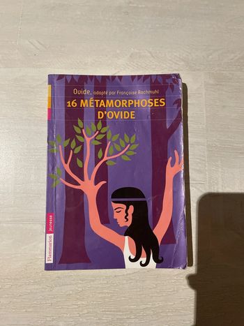 Livre « Les 16 métamorphose d’ovide »
