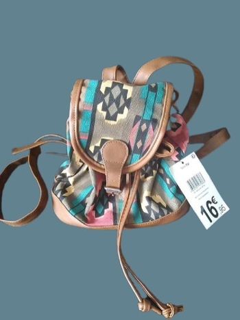 Petit sac à dos multicolore neuf avec étiquette