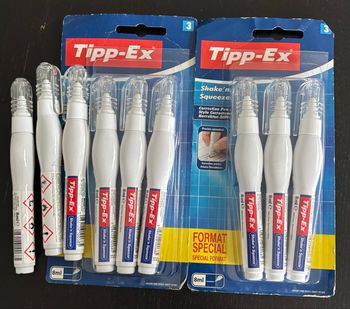 Lot de tipex 
