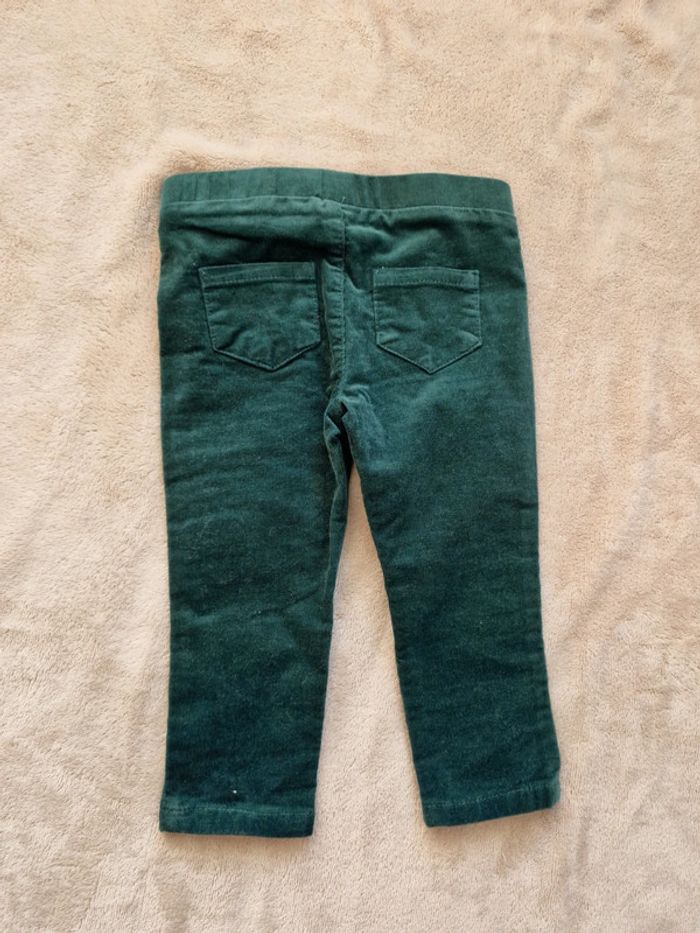 Ensemble pantalon velour et gilet 9 mois - photo numéro 7