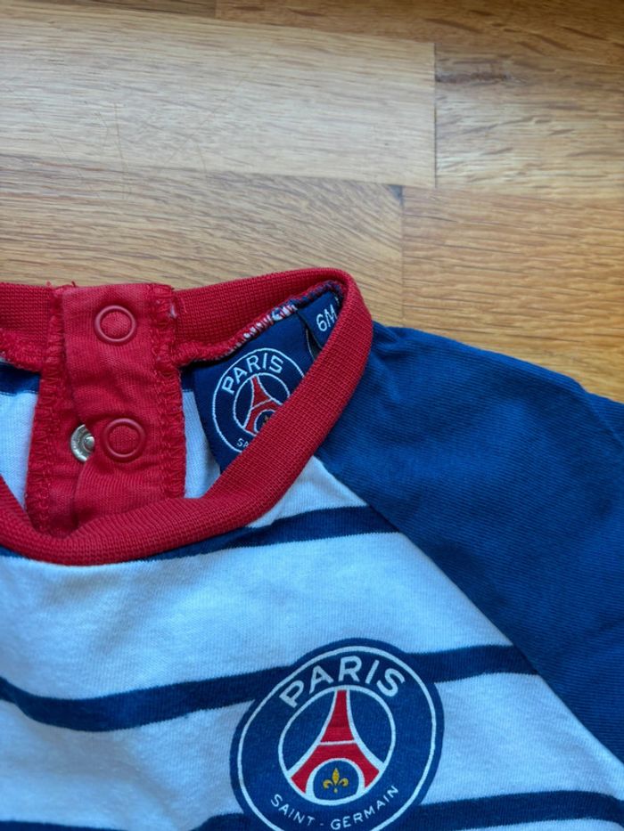 T-shirt MC PSG 6 mois garçon - photo numéro 2