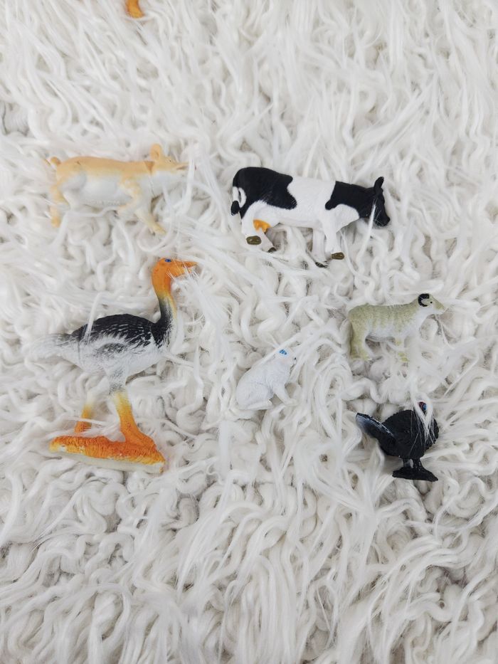 Lot de 28 figurines animaux de la Ferme marque Oxybul - photo numéro 2